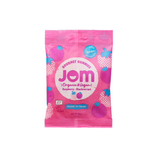 Organic & Vegan Raspberry & Blackcurrant Gummies JOM