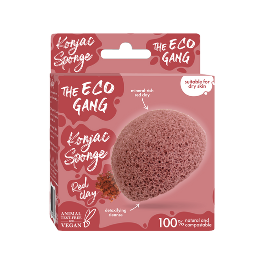 Konjac Sponge-Red Clay The Eco Gang