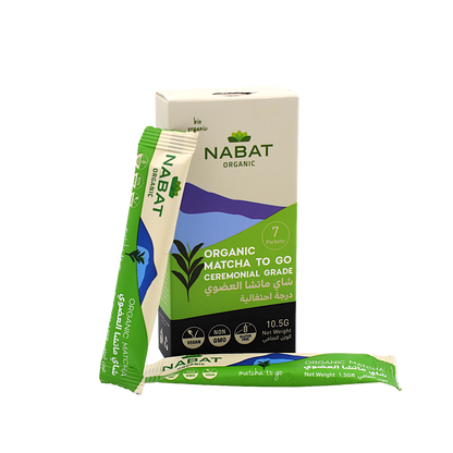 Organic Matcha To Go - Ceremonial - 7 Packets Nabat