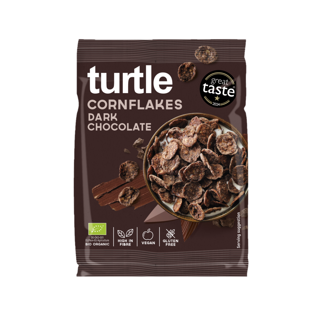 Organic Gluten Free Mini Dark Chocolate Corn flakes Turtle