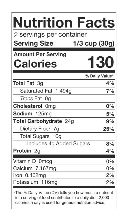 Mushroom Mix Chips (Truffle) nutrition facts