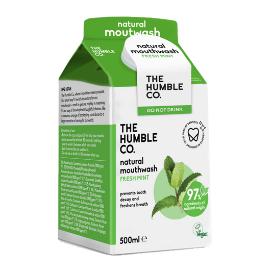 Natural Mouthwash-Fresh Mint The Humble Co