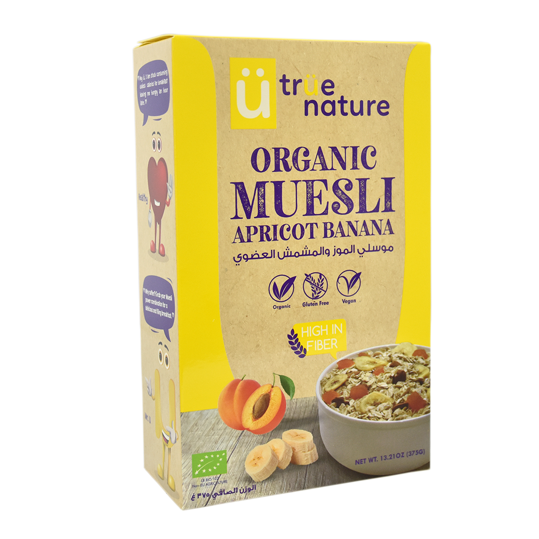 Organic Apricot Banana Muesli Gluten Free