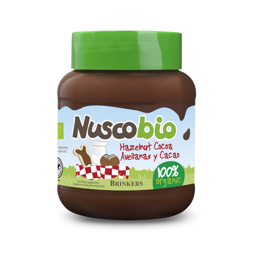 Organic Nuscobio Hazelnut Chocolate Spread