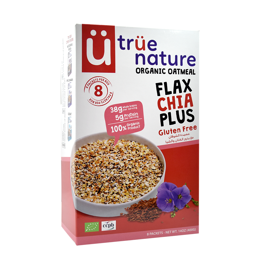 Organic Oat Meal Flaxseed Chia Plus Gluten Free