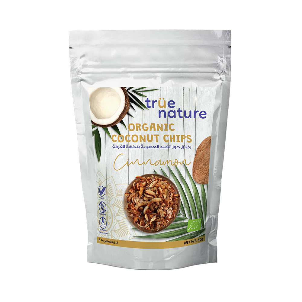 Organic Coconut Chips - Cinnamon