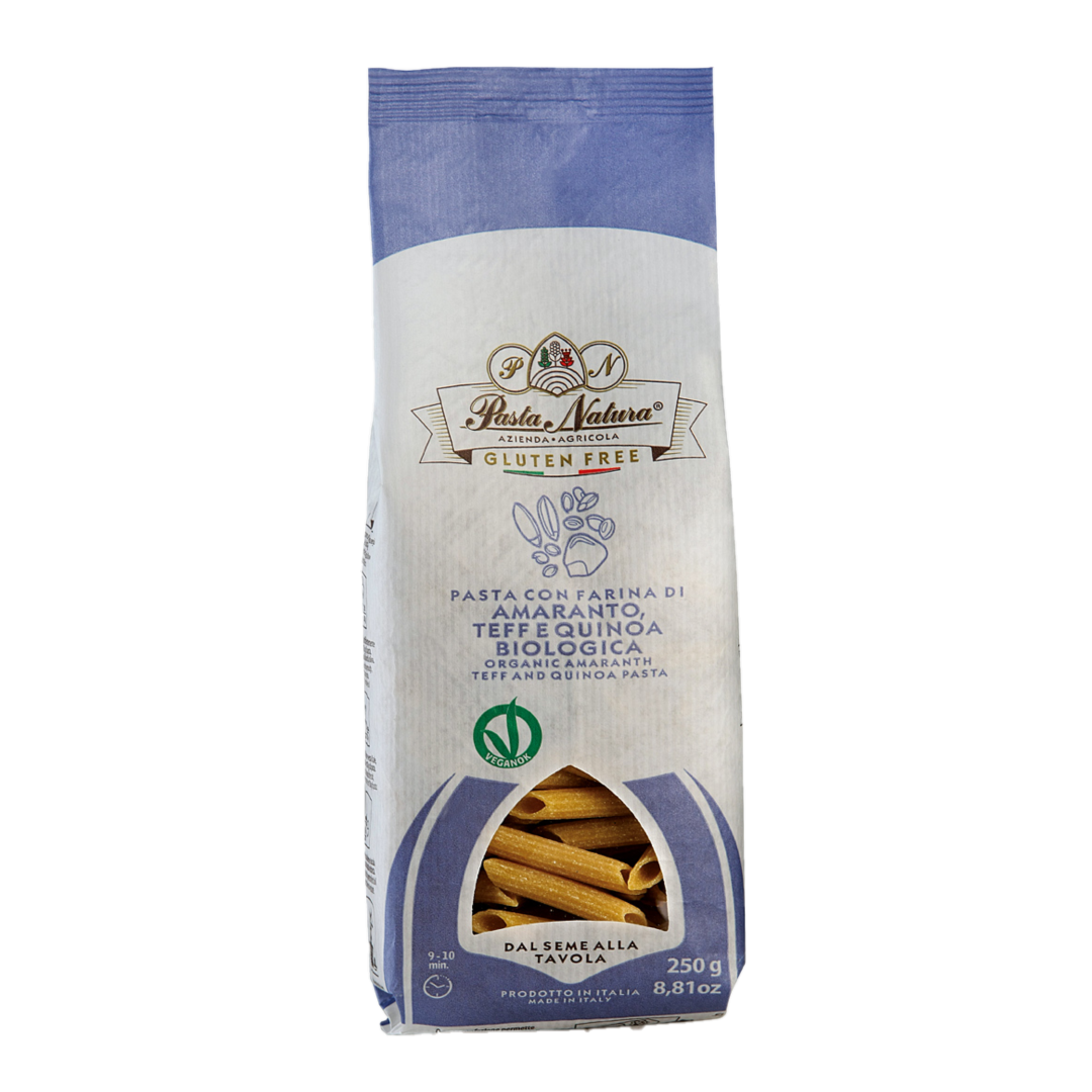 Organic Gluten Free Amaranth, Teff & Quinoa Pasta - Penne