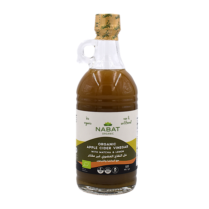 Organic Apple Cider Vinegar - Matcha & Lemon Nabat