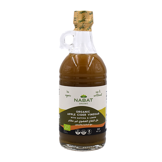 Organic Apple Cider Vinegar - Matcha & Lemon Nabat
