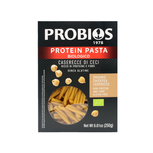 Organic Protein Pasta Chickpeas Caserecce Probios