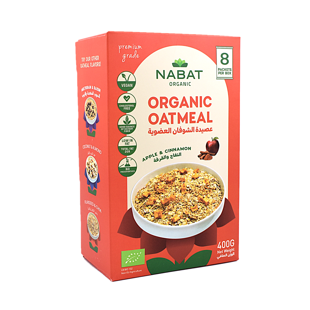 Organic Oat Meal Apple Cinnamon Gluten Free True Nature