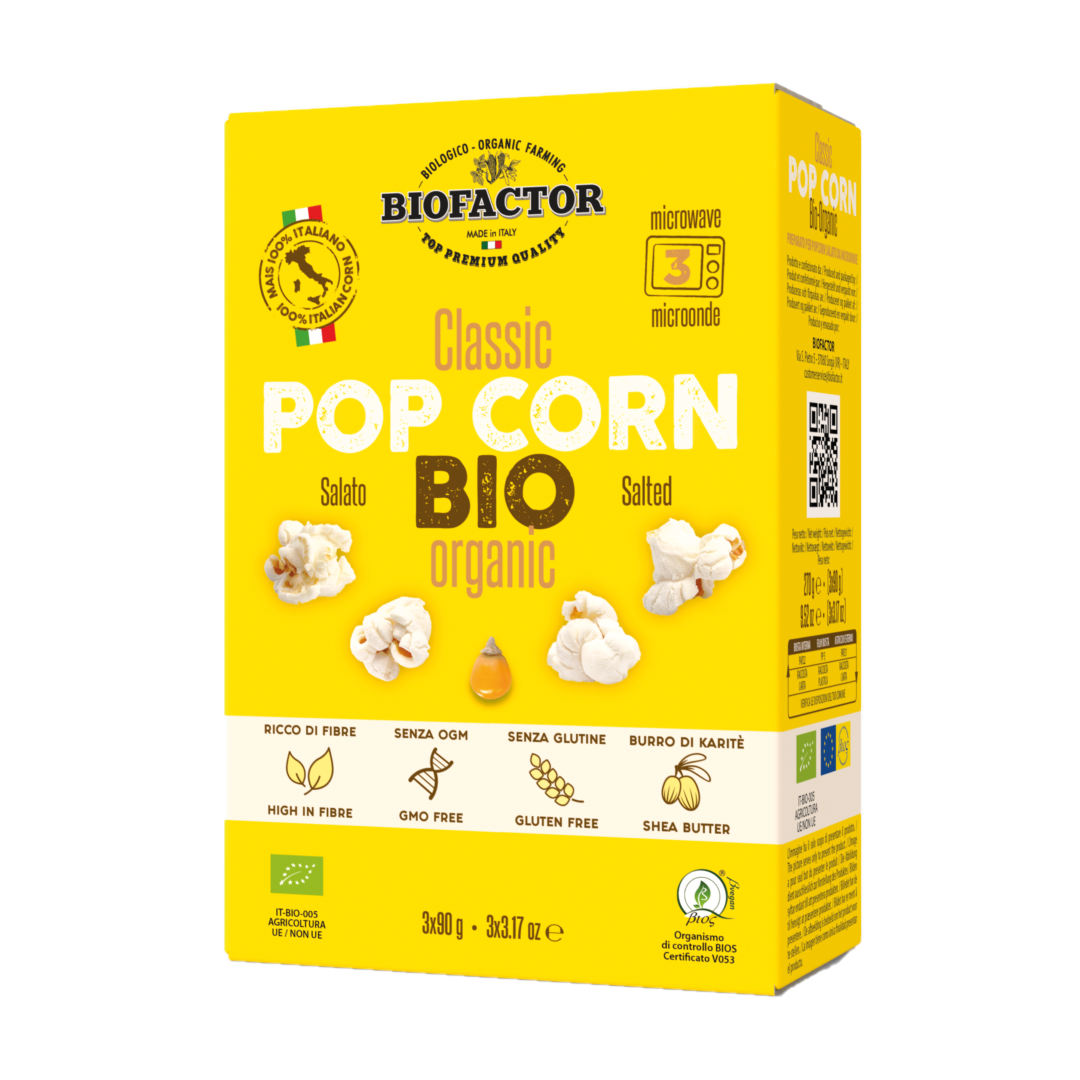 Organic Classic Microwave Popcorn-Salted Biofactor