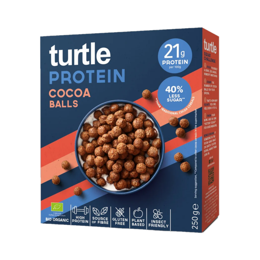 Organic Protein Cocoa Balls Turtle