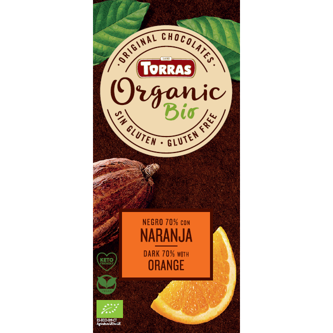 Organic 70% Dark Chocolate with Orange