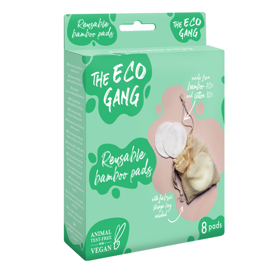 Bamboo Pads - Reusable - 8 Pads The Eco Gang