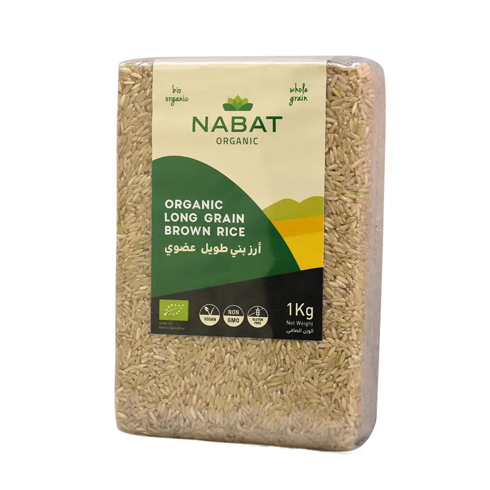 Organic Long Grain Brown Rice - Nabat Organic