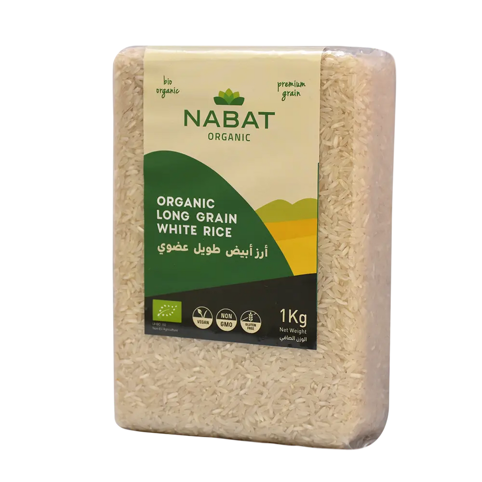 Organic Long Grain White Rice - Nabat Organic