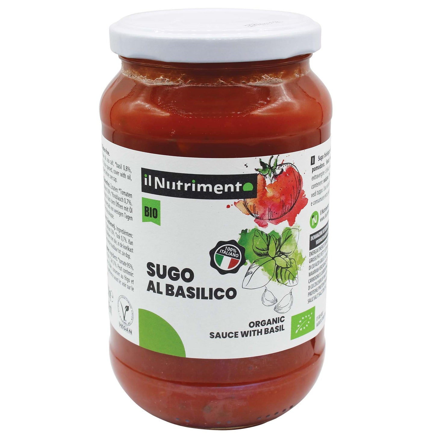 Organic Tomato Sauce with Basil