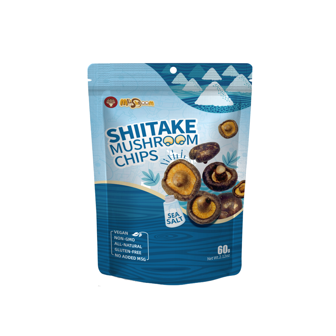 Shiitake Mushroom Chips (Sea Salt) Mr. Mushroom