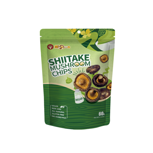 Shiitake Mushroom Chips (Wasabi) Mr. Mushroom
