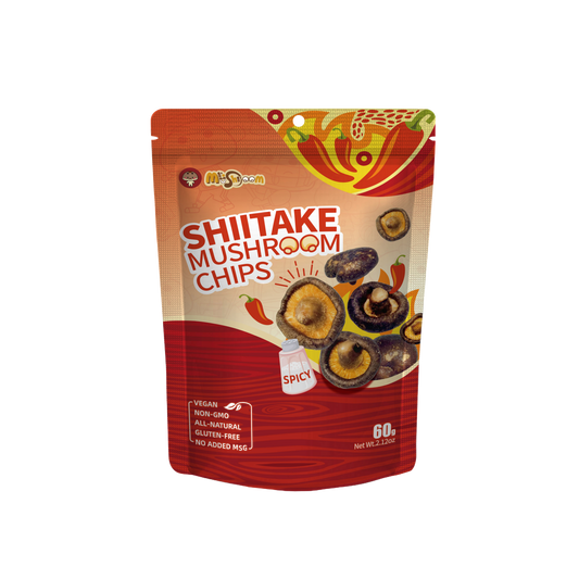 Shiitake Mushroom Chips (Spicy) Mr. Mushroom