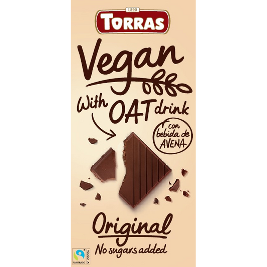 Vegan Chocolate with Oat Drink Original Sugar Free