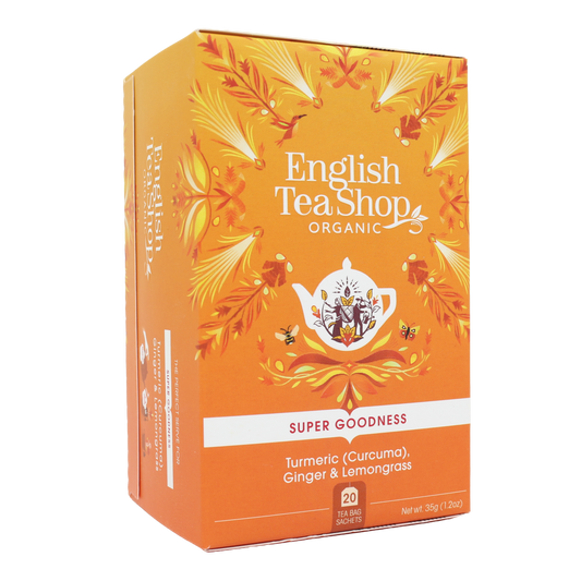 Organic Turmeric, Ginger, & Lemongrass Tea English Tea Shop