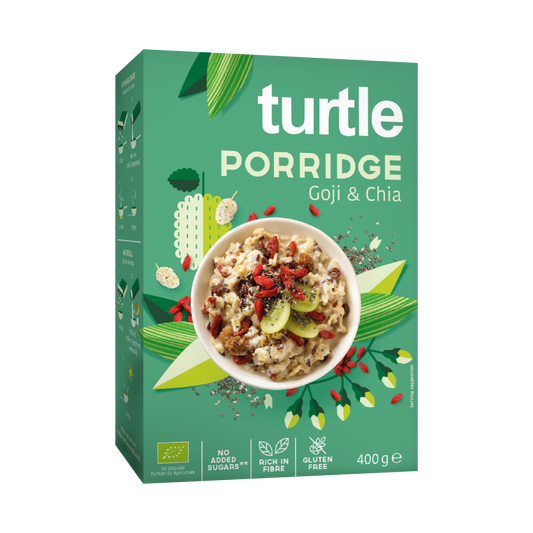 Organic Gluten Free Goji & Chia Porridge Turtle