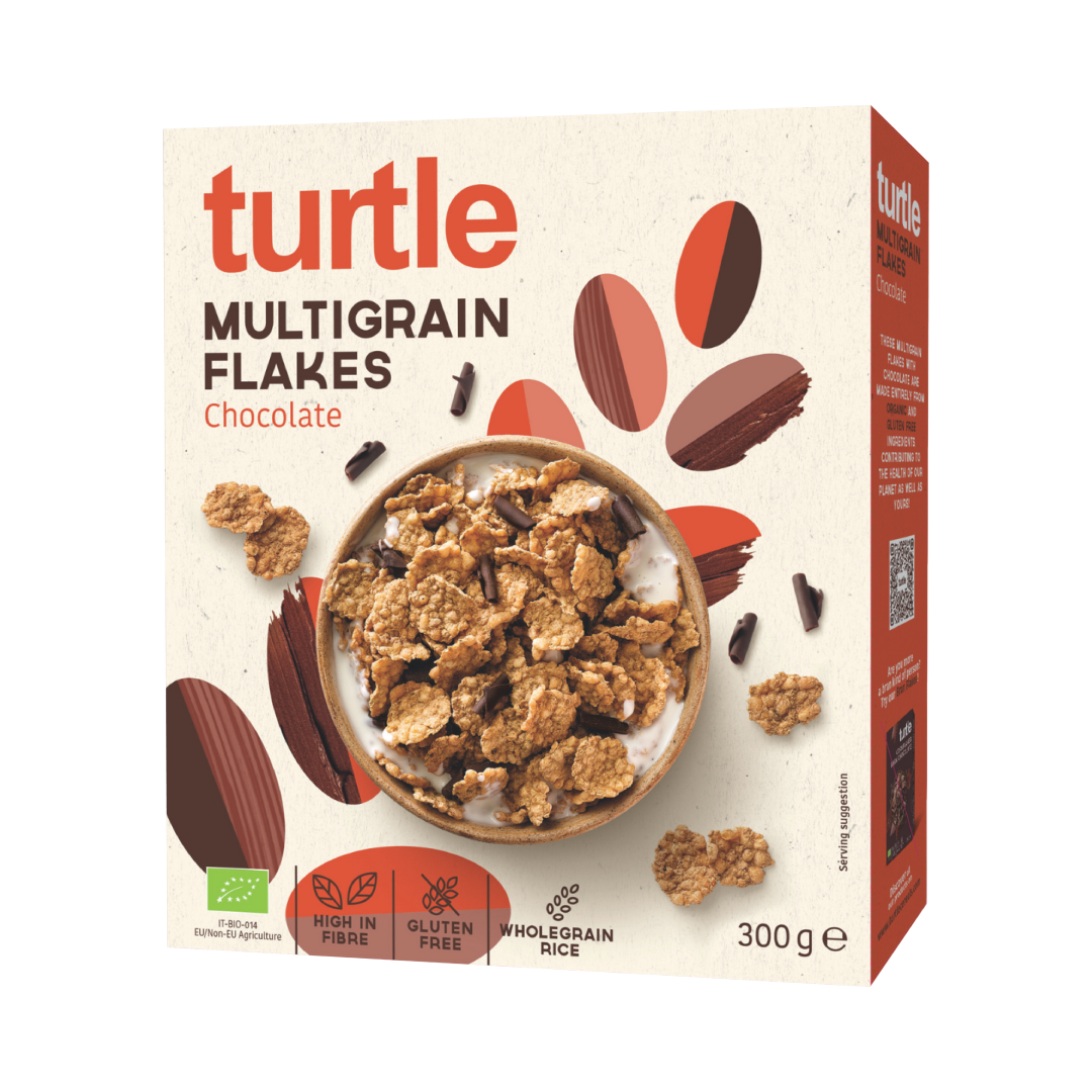 Organic Multigrain Flakes (Chocolate) Turtle