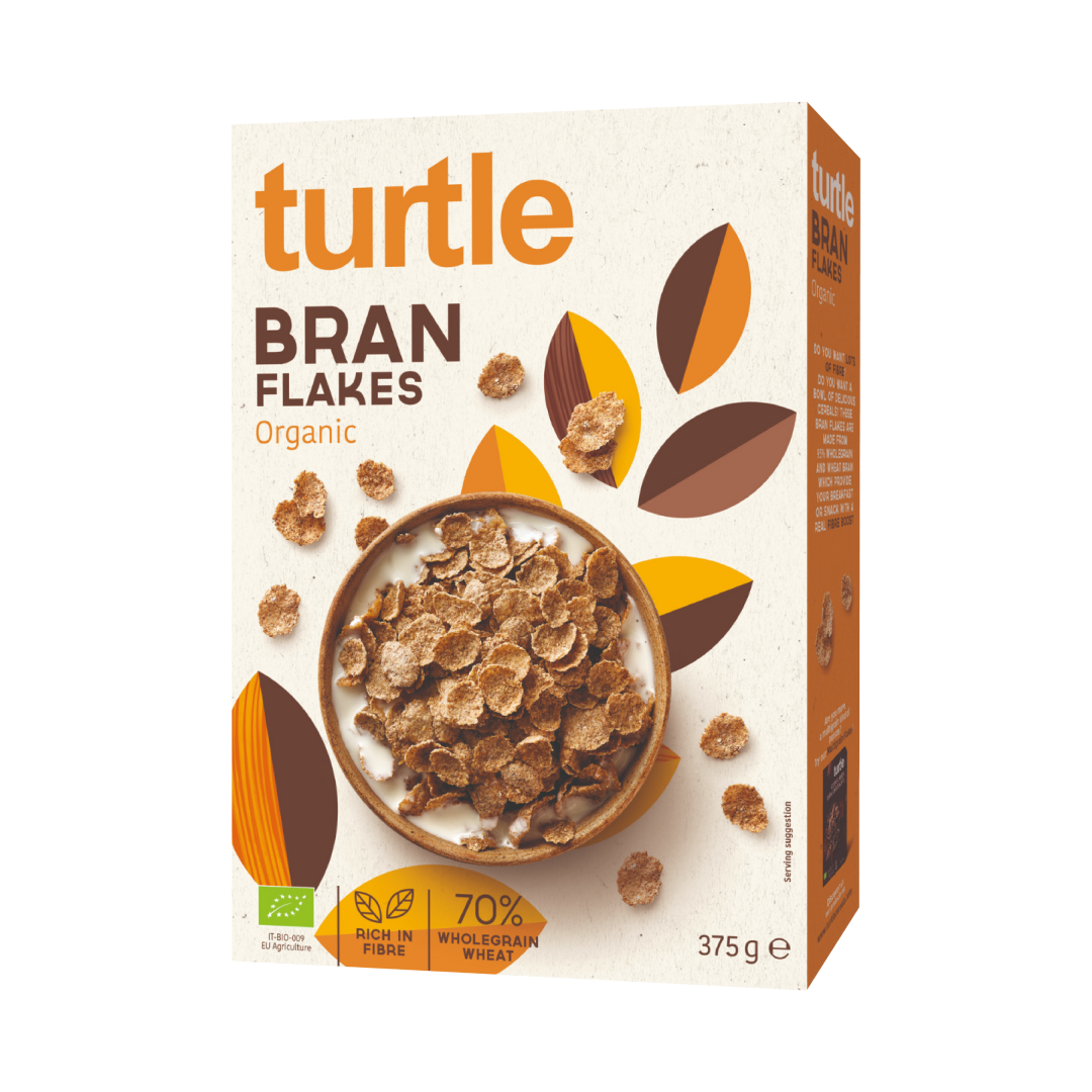 Organic Bran Flakes Turtle