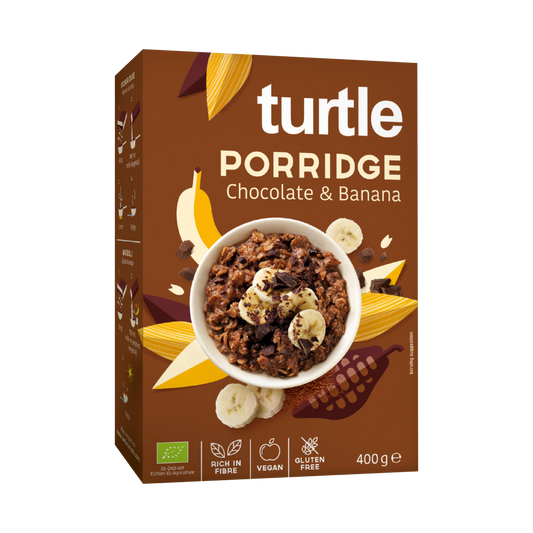 Organic Gluten Free Chocolate & Banana Porridge Turtle