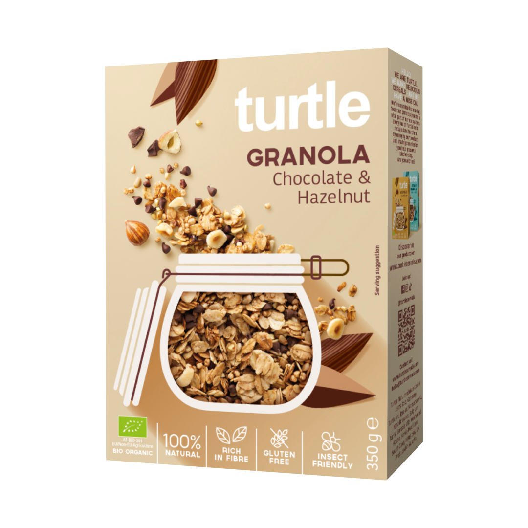 Organic Chocolate & Hazelnut Granola Turtle