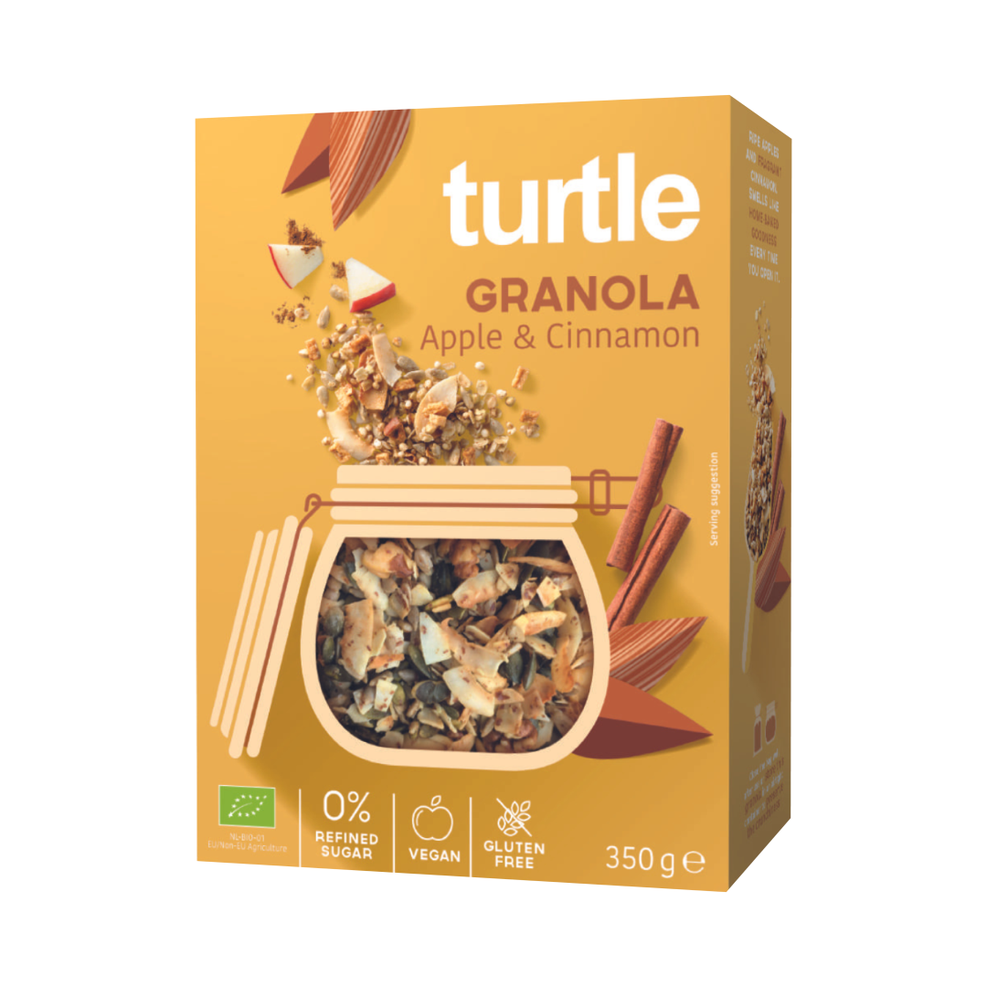 Organic Gluten Free Apple & Cinnamon Granola Turtle
