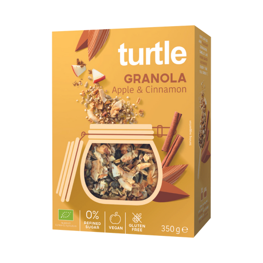 Organic Gluten Free Apple & Cinnamon Granola Turtle