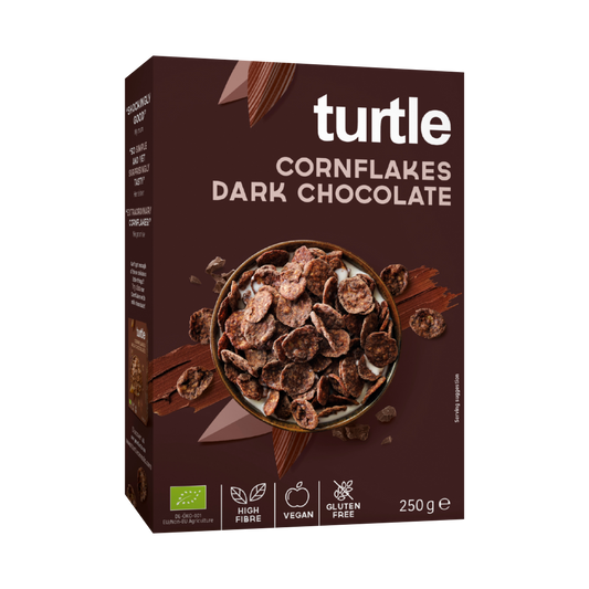 Organic Gluten Free Dark Chocolate Cornflakes Turtle