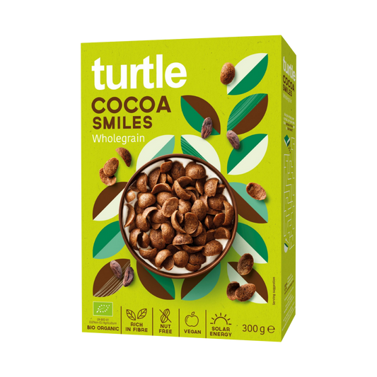 Organic Cocoa Smiles Turtle
