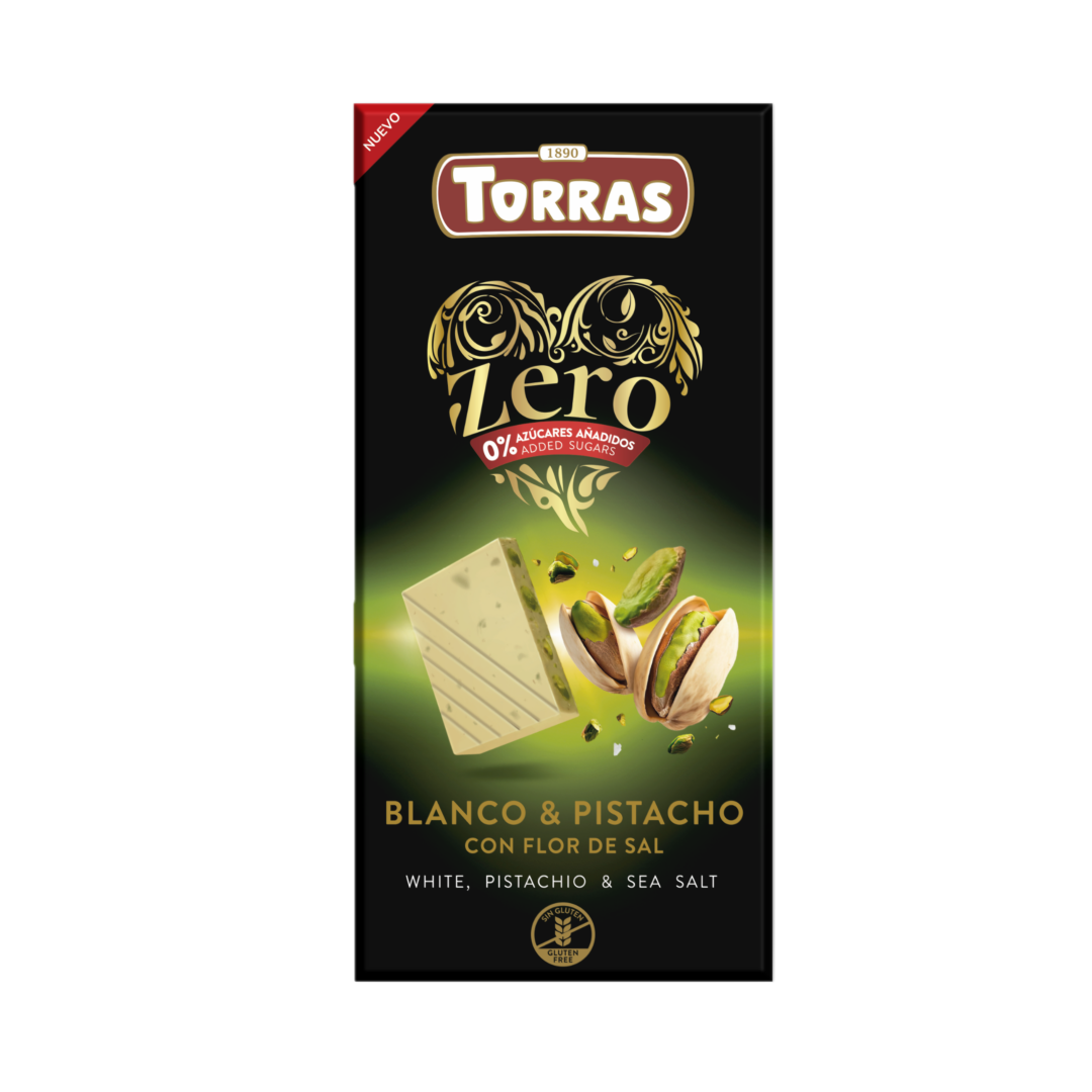 Zero White & Pistachios Chocolate Torras