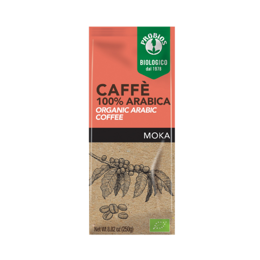 Organic 100% Arabica Coffee For Moka Probios