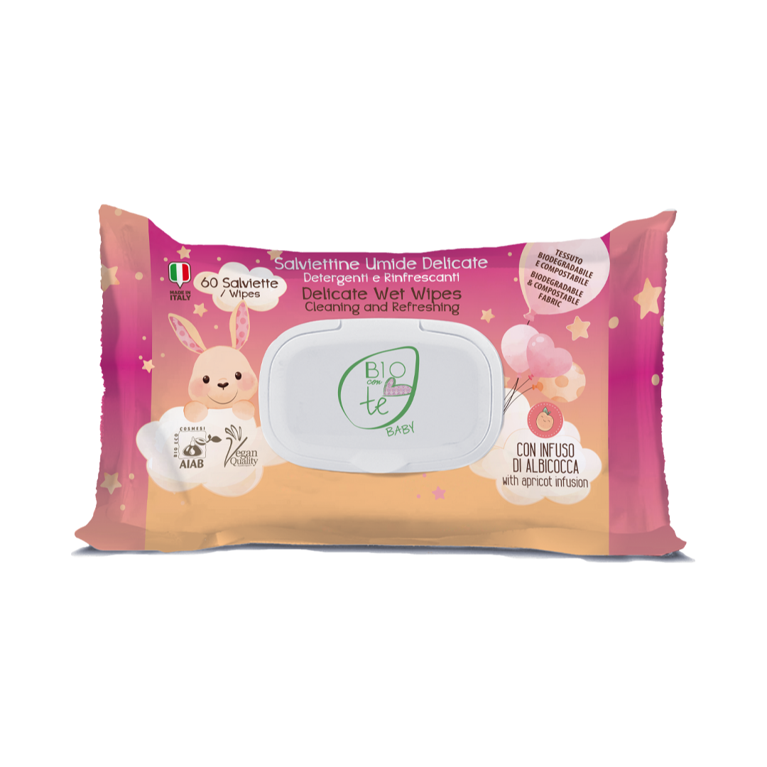 Baby Delicate Wet Wipes Bio Conte Baby