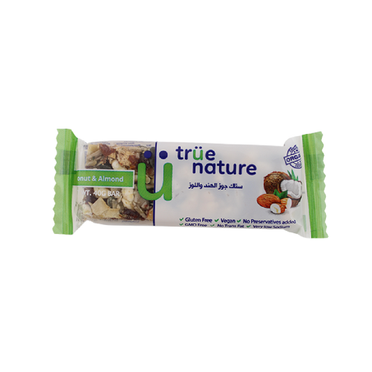 Organic Coconut & Almond bar True Nature