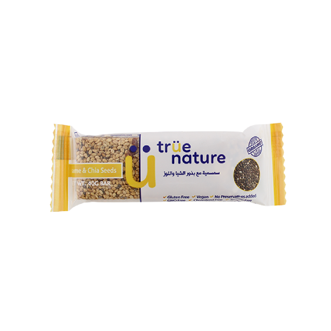Organic Sesame & Chia Bar True Nature