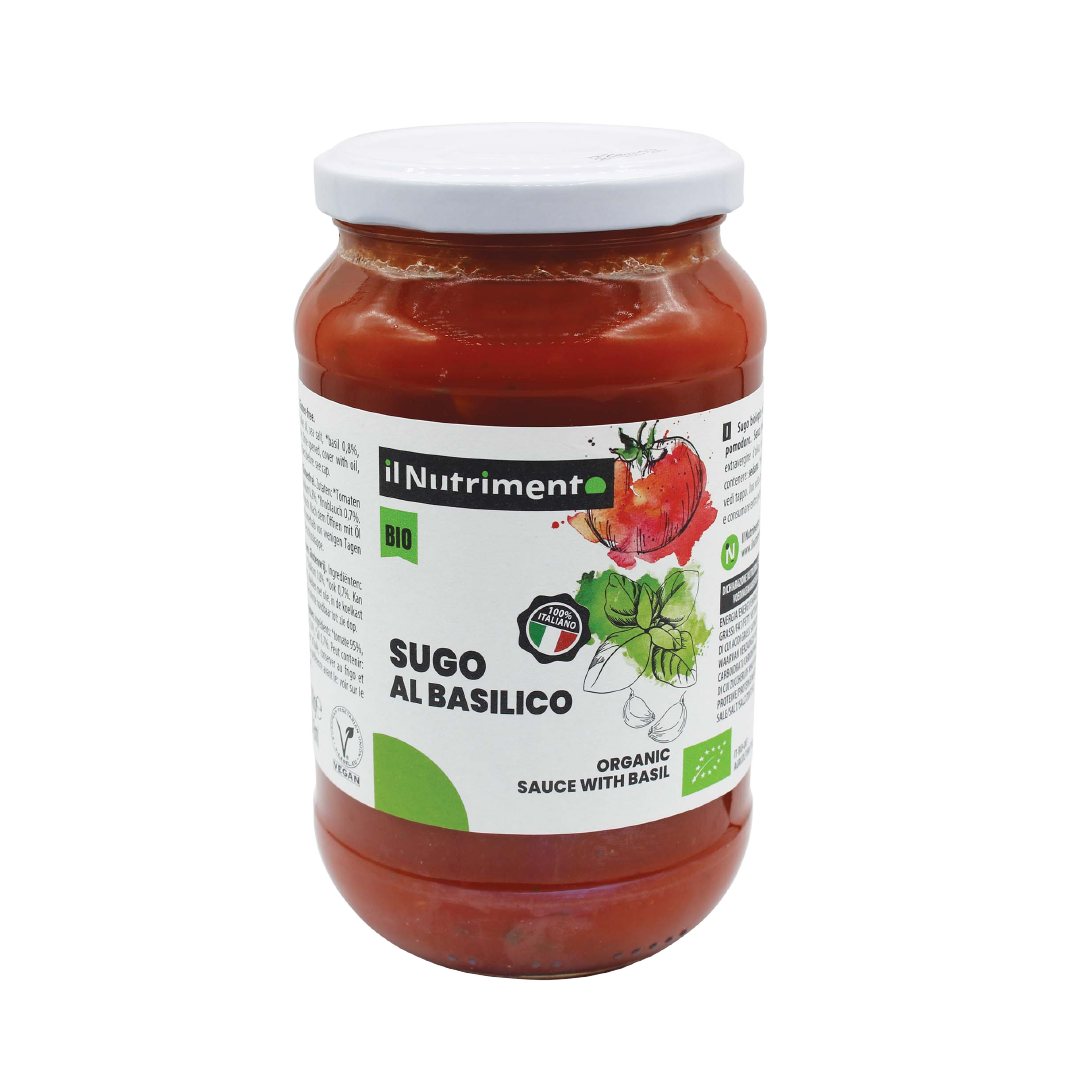 Organic Tomato Sauce with Basil Il Nutrimento
