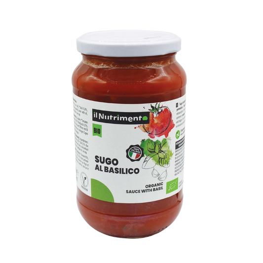 Organic Tomato Sauce with Basil Il Nutrimento