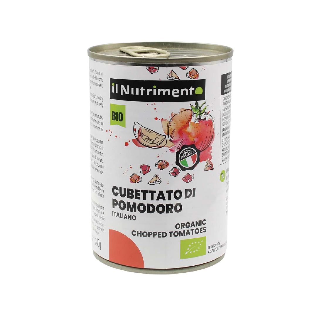 Organic Chopped Tomatoes Can Il Nutrimento