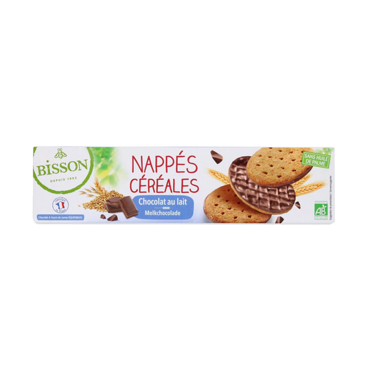 Organic Milk Chocolate Cereal Topped Biscuits Le Pain Des Fleurs