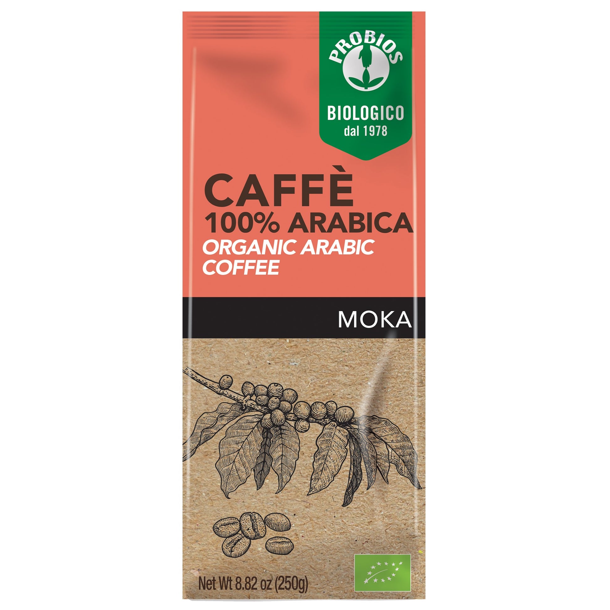 Organic 100% Arabica Coffee For Moka