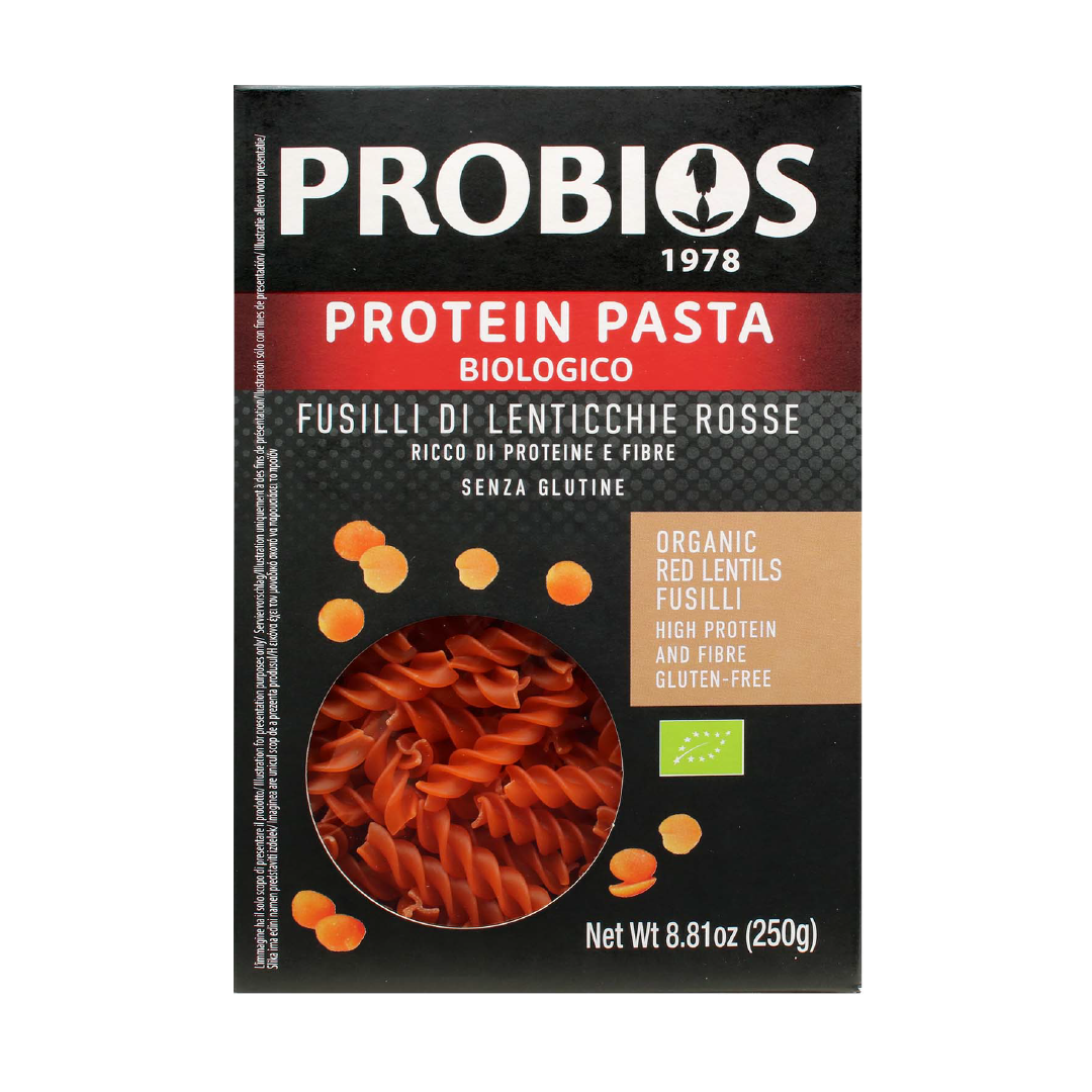Organic Red Lentils Fusilli Probios