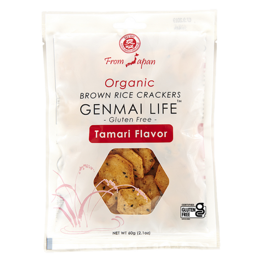 Organic GF Brown Rice Tamari Flavored Crackers