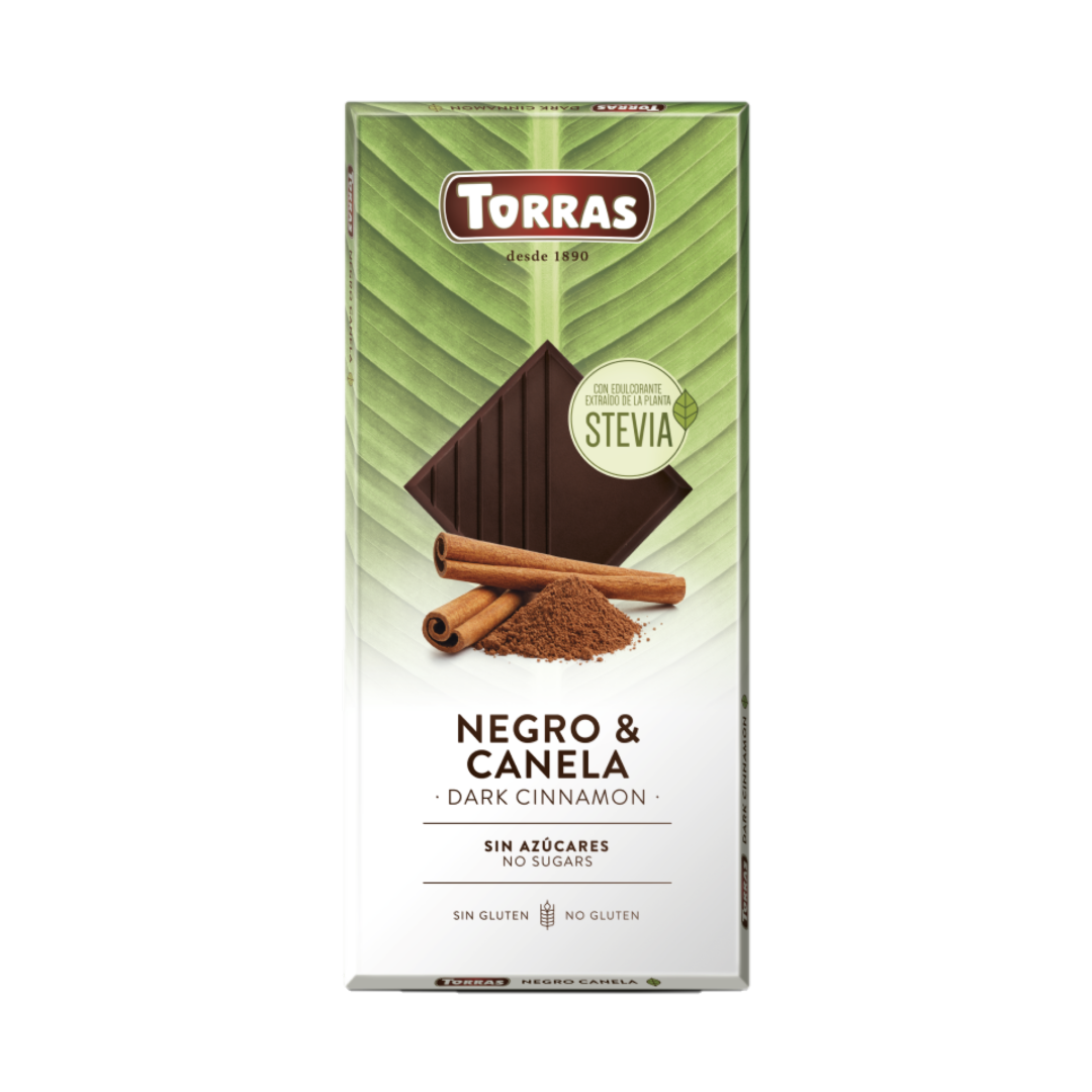 Stevia Dark & Cinnamon Chocolate Torras