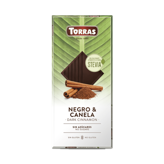 Stevia Dark & Cinnamon Chocolate Torras